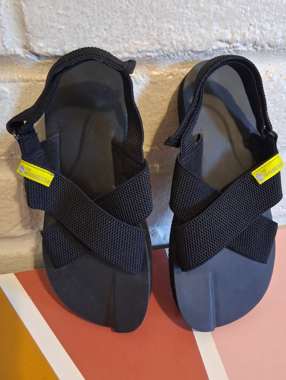 The Healing Sole Slip On Sandals Women Black W8 Therapeutic Spirty - Picture 12 of 13